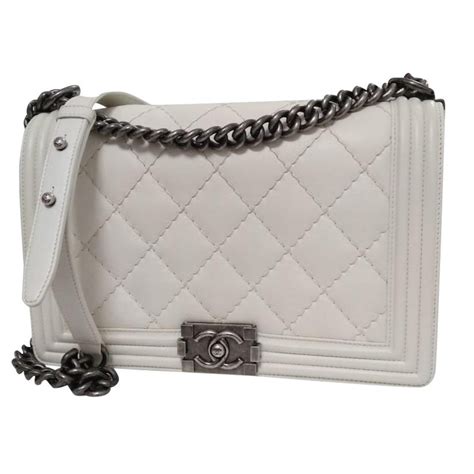 white chanel boy|chanel bags for boys.